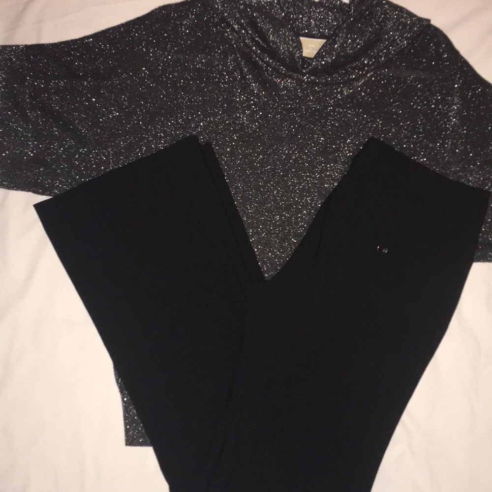 Express Black Boot Cut Pant 2L - Picture 2 of 10